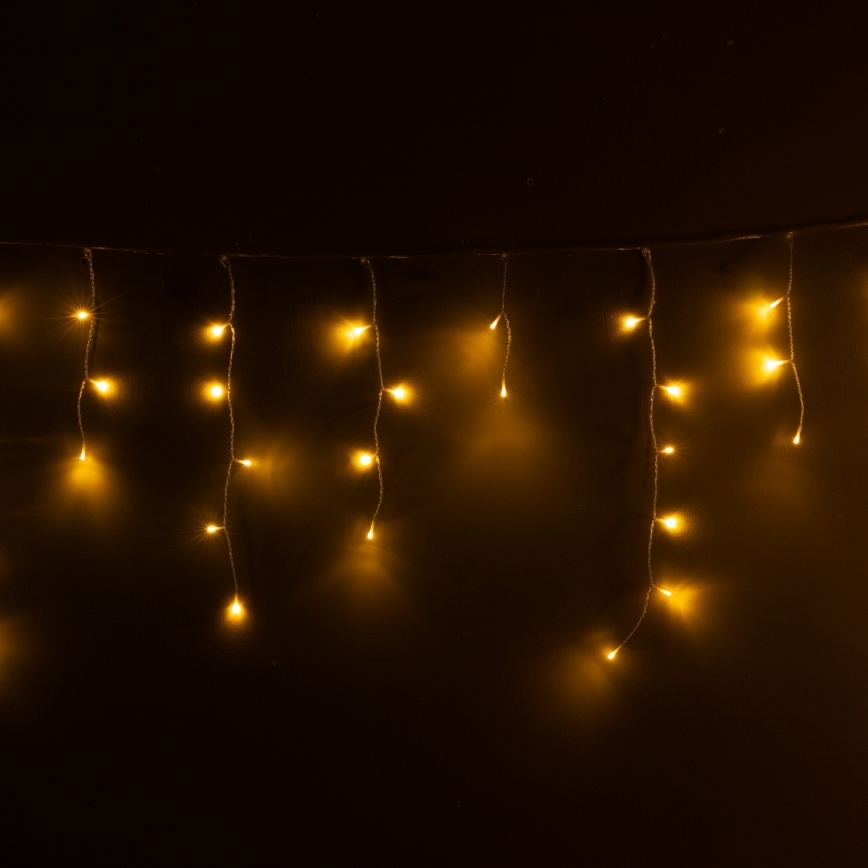 Brilagi - LED Venkovní  řetěz 200xLED/8 funkcí 13m IP44 teplá bílá rampouchy