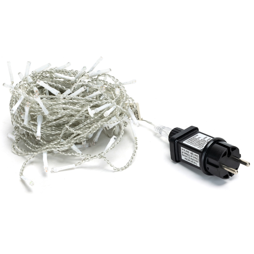 Brilagi - LED Venkovní  řetěz 200xLED/8 funkcí 13x0,6m IP44 studená bílá