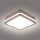 Brilagi - LED Venkovní stropní svítidlo BENE LED/18W/230V 21,5x21,5 cm hnědá IP54