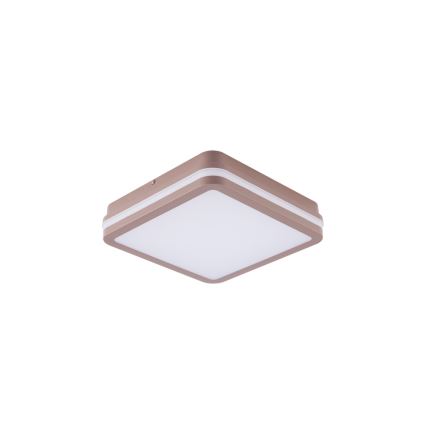 Brilagi - LED Venkovní stropní svítidlo BENE LED/18W/230V 21,5x21,5 cm hnědá IP54