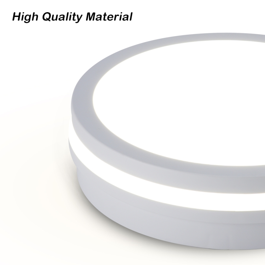 Brilagi - LED Venkovní stropní svítidlo BENE LED/18W/230V pr. 21,5 cm bílá IP54