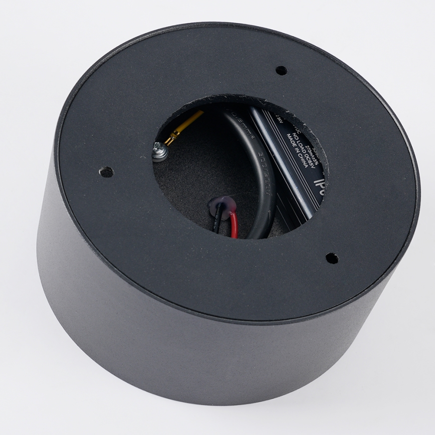 BRILAGI - LED Venkovní stropní svítidlo FORIS LED/14W/230V pr. 12 cm antracit IP44