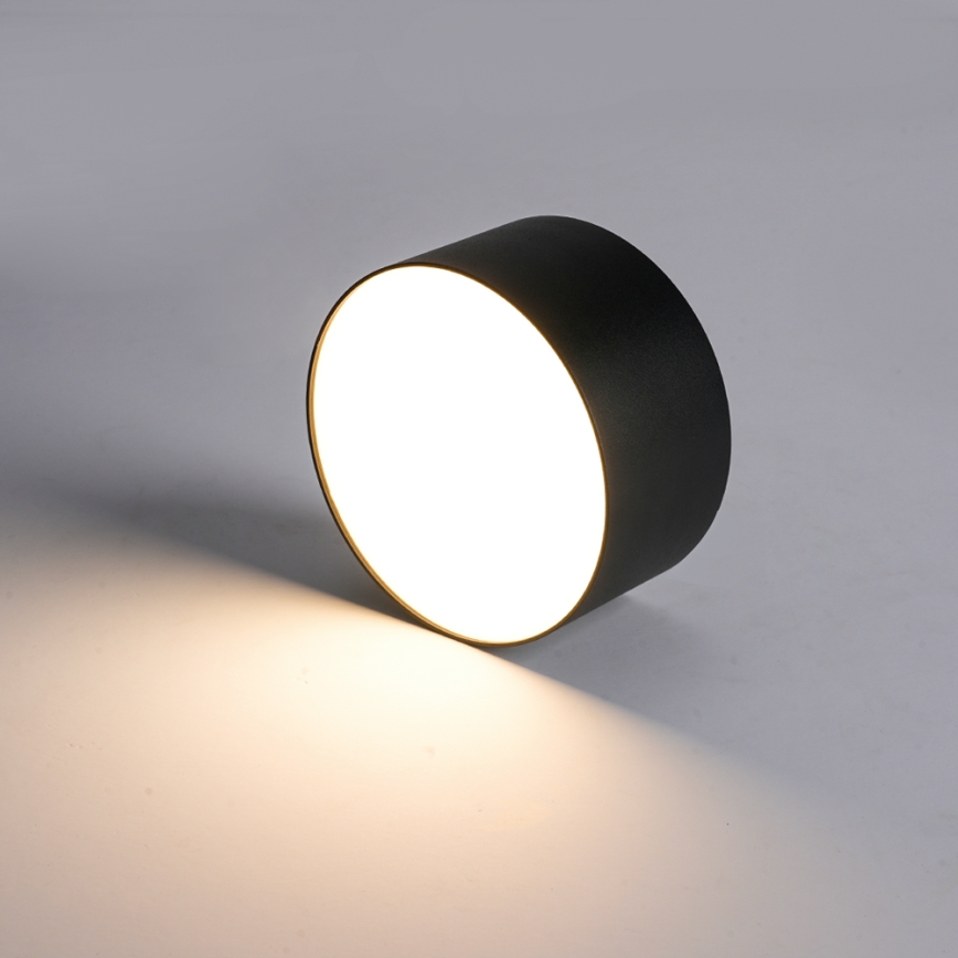 BRILAGI - LED Venkovní stropní svítidlo FORIS LED/9W/230V pr. 9 cm černá IP44