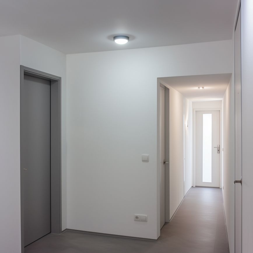 Brilagi - LED Venkovní stropní svítidlo LED/13W/230V pr. 17 cm IP54 antracit