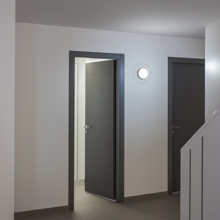 Brilagi - LED Venkovní stropní svítidlo LED/13W/230V pr. 17 cm IP54 antracit