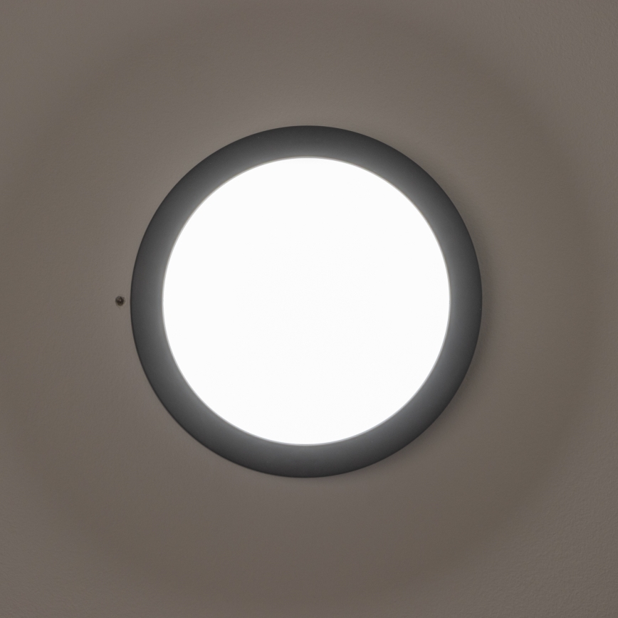 Brilagi - LED Venkovní stropní svítidlo LED/13W/230V pr. 17 cm IP54 antracit