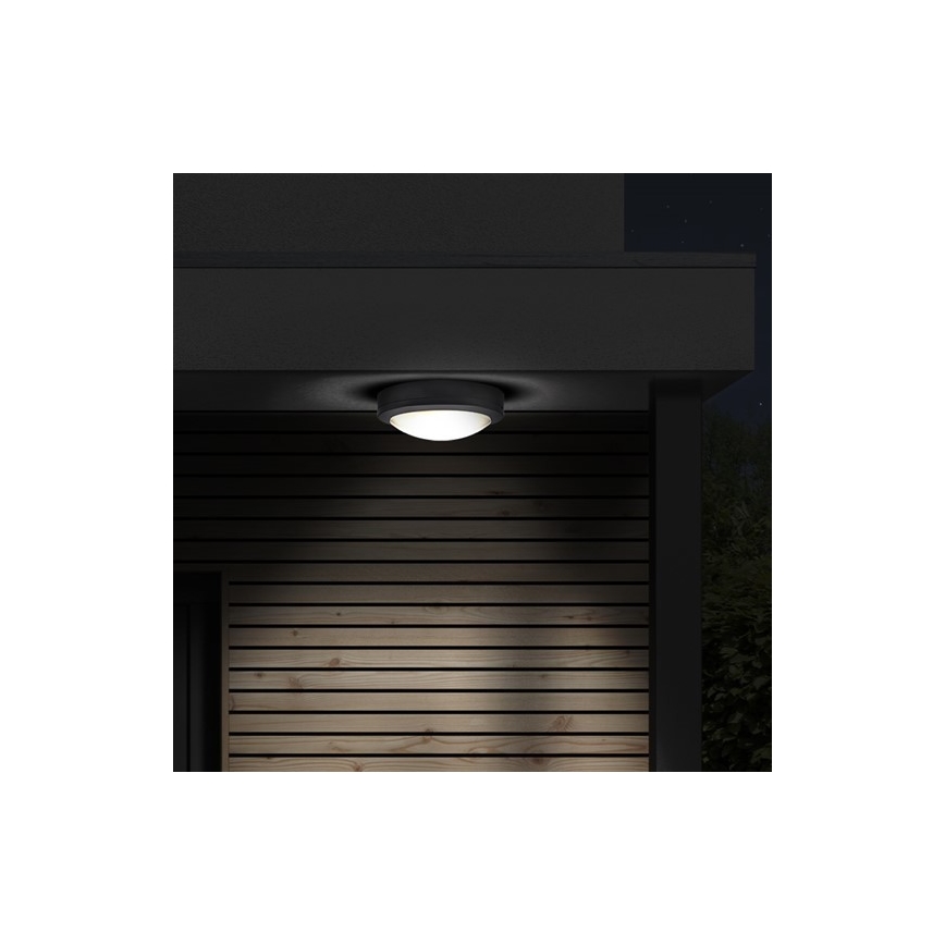 Brilagi - LED Venkovní stropní svítidlo LED/13W/230V pr. 17 cm IP54 antracit