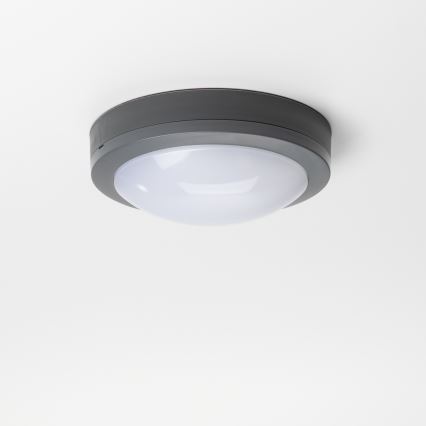 Brilagi - LED Venkovní stropní svítidlo LED/13W/230V pr. 17 cm IP54 antracit