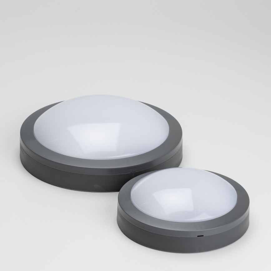 Brilagi - LED Venkovní stropní svítidlo LED/13W/230V pr. 17 cm IP54 antracit