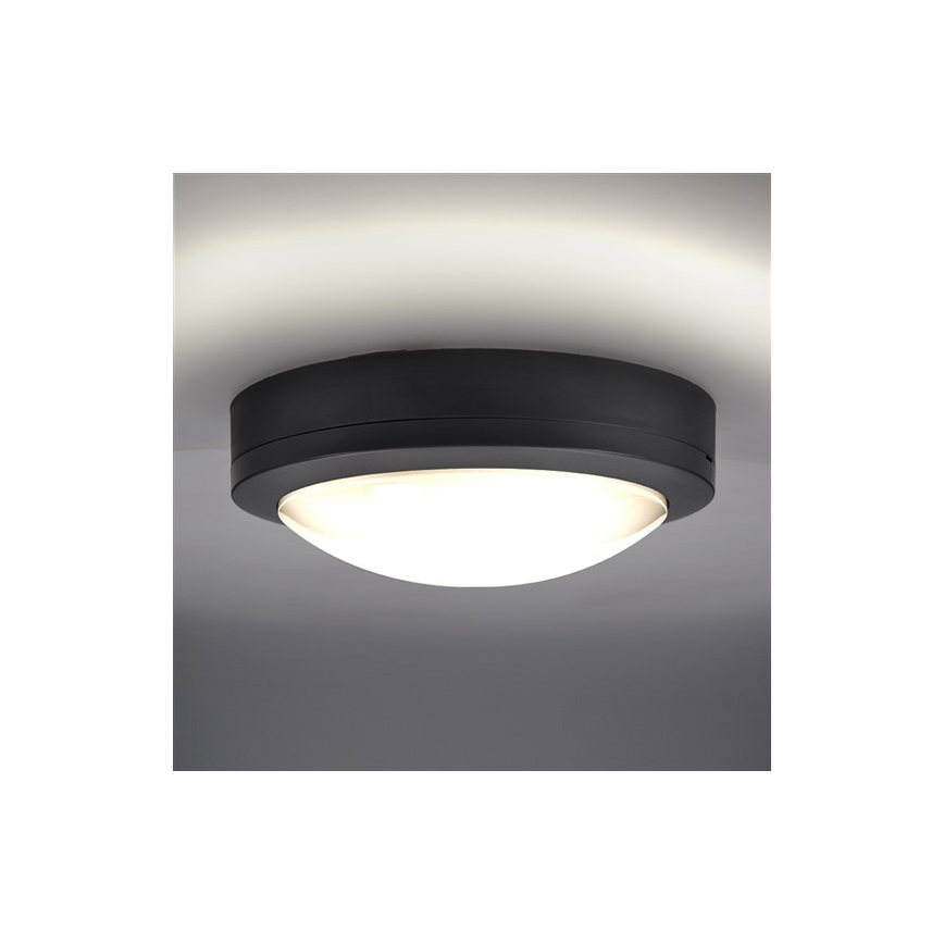 Brilagi - LED Venkovní stropní svítidlo LED/13W/230V pr. 17 cm IP54 antracit