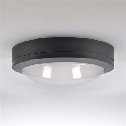 Brilagi - LED Venkovní stropní svítidlo LED/13W/230V pr. 17 cm IP54 antracit