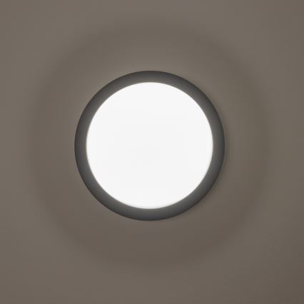 Brilagi - LED Venkovní stropní svítidlo LED/20W/230V pr. 23 cm IP54 antracit
