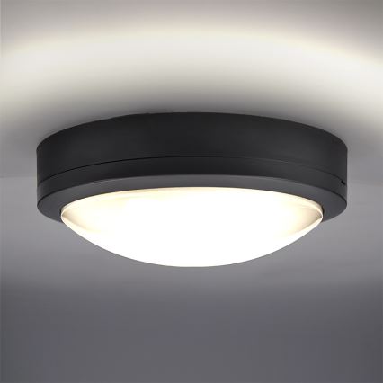 Brilagi - LED Venkovní stropní svítidlo LED/20W/230V pr. 23 cm IP54 antracit