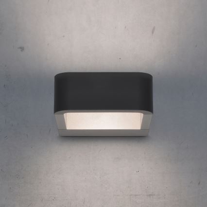 Brilagi - LED Venkovní nástěnné svítidlo BARI LED/7W/230V 3000/4000/6000K antracit IP54