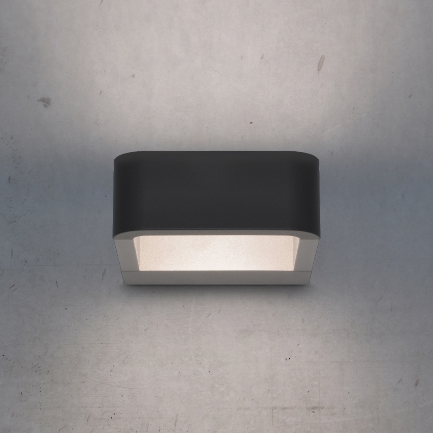 Brilagi - LED Venkovní nástěnné svítidlo BARI LED/7W/230V 3000/4000/6000K antracit IP54