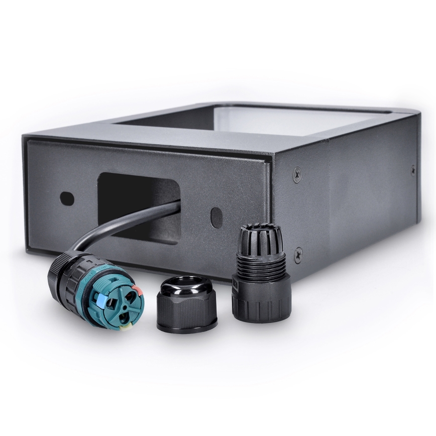 Brilagi - LED Venkovní nástěnné svítidlo BARI LED/7W/230V 3000/4000/6000K antracit IP54