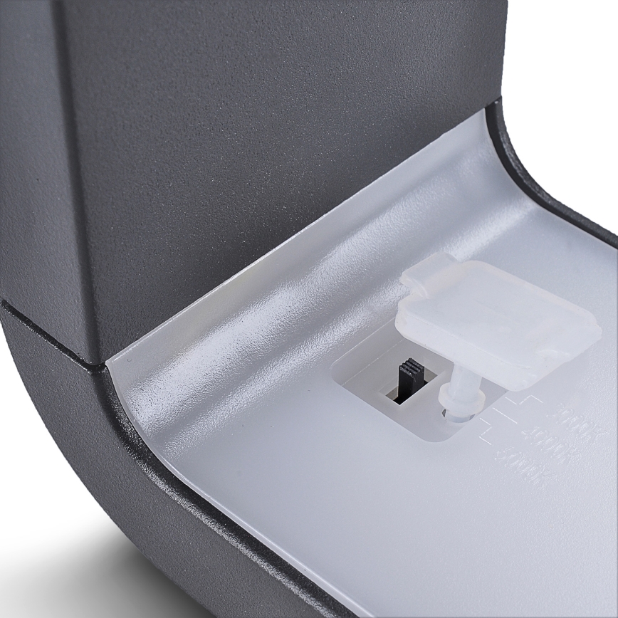 Brilagi - LED Venkovní nástěnné svítidlo BARI LED/7W/230V 3000/4000/6000K antracit IP54