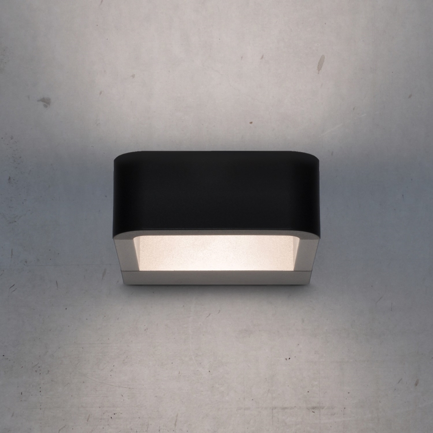 Brilagi - LED Venkovní nástěnné svítidlo BARI LED/7W/230V 3000/4000/6000K černá IP54
