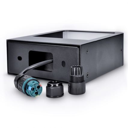 Brilagi - LED Venkovní nástěnné svítidlo BARI LED/7W/230V 3000/4000/6000K černá IP54