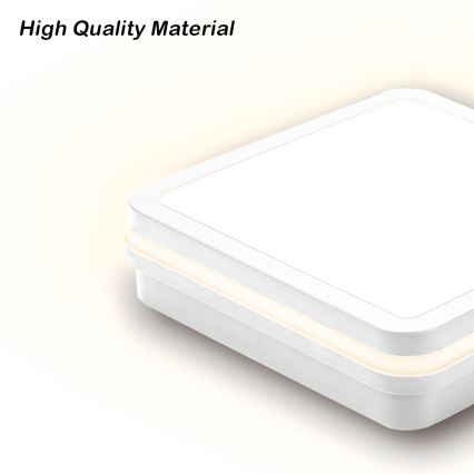 Brilagi - LED Venkovní svítidlo BENE LED/18W/230V 22x22 cm bílá IP54