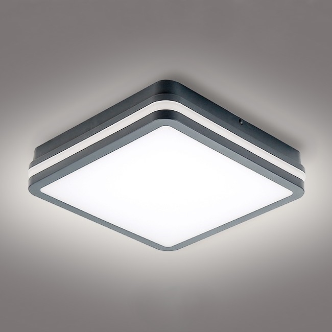 Brilagi - LED Venkovní svítidlo BENE LED/24W/230V 26x26 cm antracit IP54
