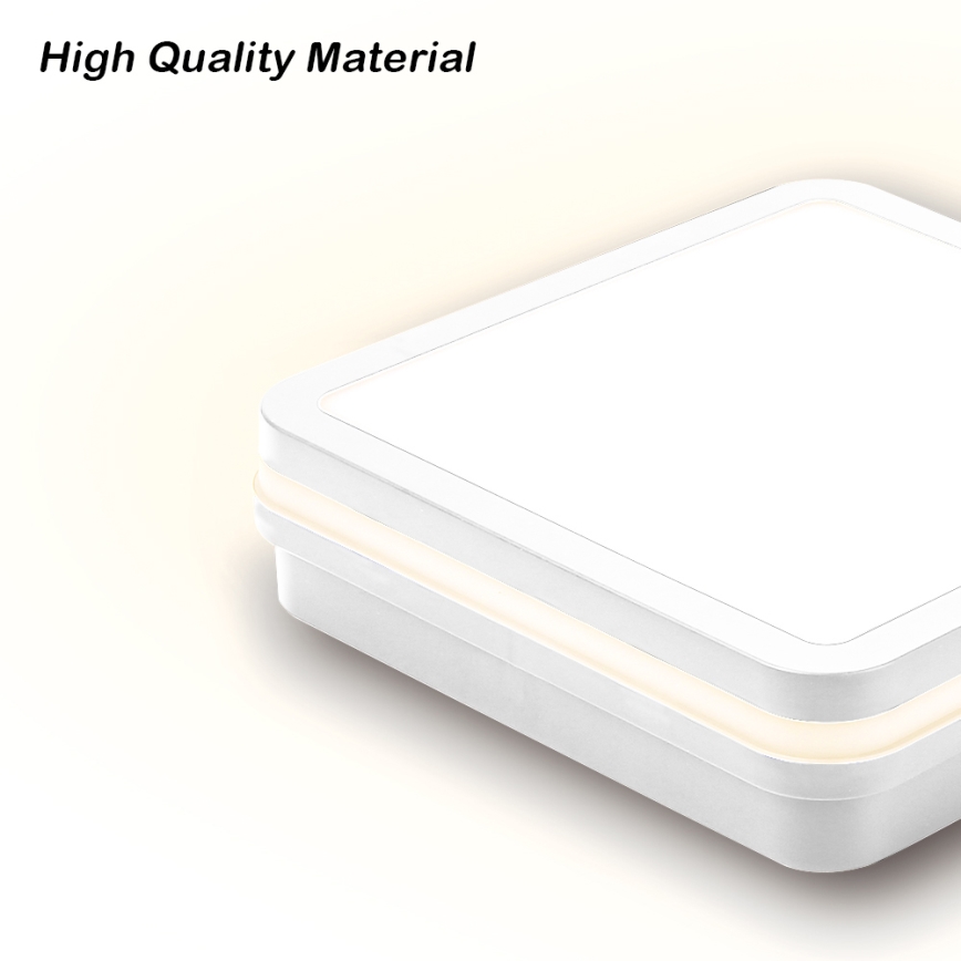 Brilagi - LED Venkovní svítidlo BENE LED/24W/230V 26x26 cm bílá IP54