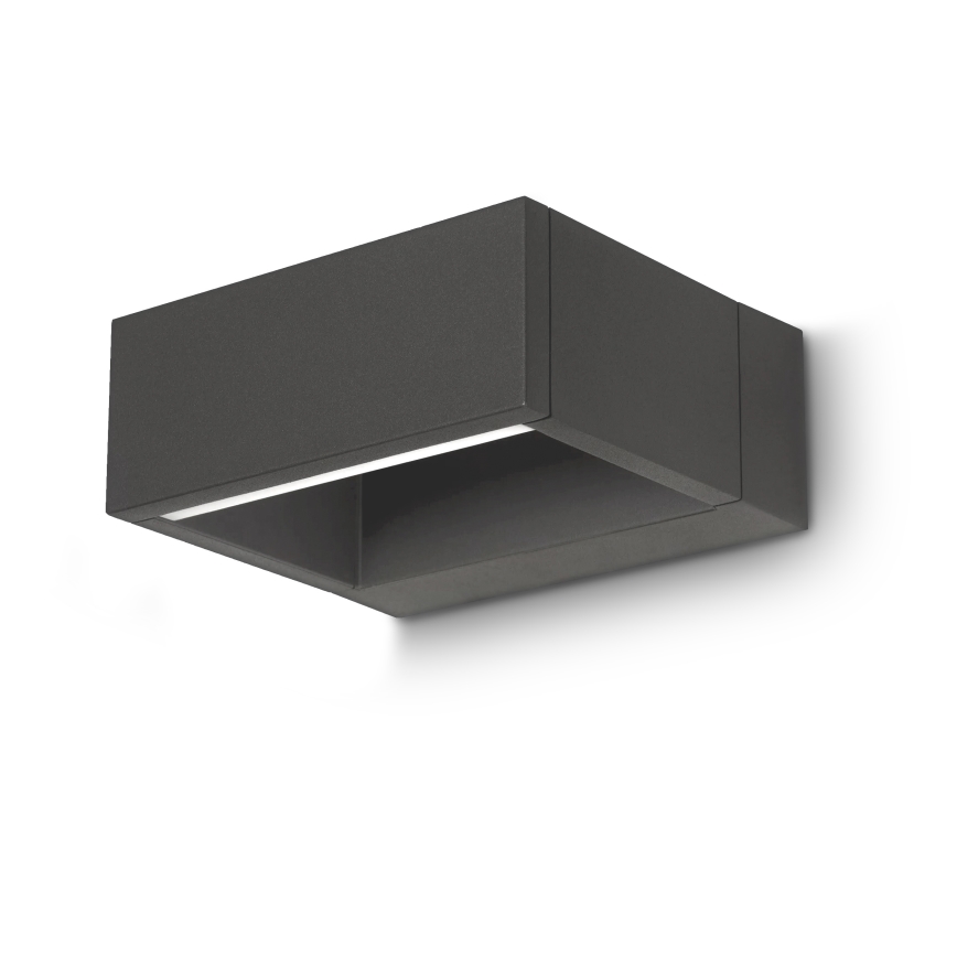 Brilagi - LED Venkovní nástěnné svítidlo RAGUSA LED/7W/230V 3000/4000/6000K antracit IP54