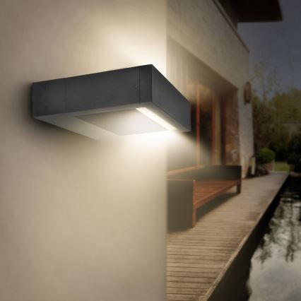 Brilagi - LED Venkovní nástěnné svítidlo RAGUSA LED/7W/230V 3000/4000/6000K antracit IP54