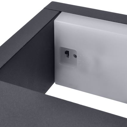 Brilagi - LED Venkovní nástěnné svítidlo RAGUSA LED/7W/230V 3000/4000/6000K černá IP54