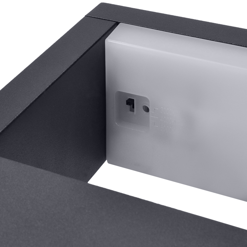 Brilagi - LED Venkovní nástěnné svítidlo RAGUSA LED/7W/230V 3000/4000/6000K černá IP54