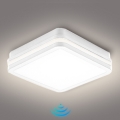 Brilagi - LED Venkovní svítidlo se senzorem BENE LED/18W/230V 22x22 cm bílá IP54