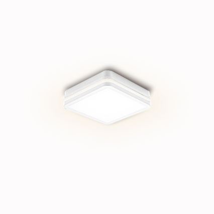 Brilagi - LED Venkovní svítidlo se senzorem BENE LED/18W/230V 22x22 cm bílá IP54
