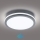 Brilagi - LED Venkovní svítidlo se senzorem BENE LED/24W/230V pr. 26 cm antracit IP54
