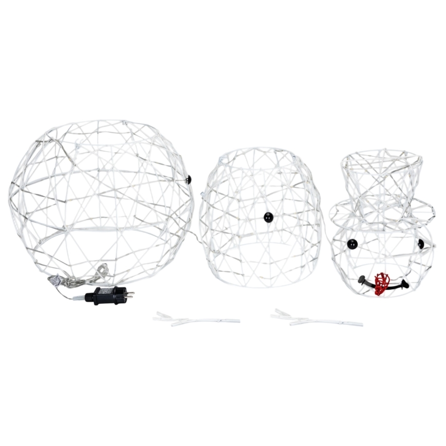 Brilagi - LED Venkovní vánoční dekorace 3,6W/31/230V 6500K 120 cm IP44 sněhulák