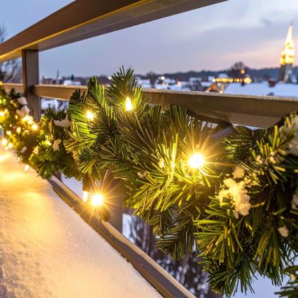 Brilagi - LED Venkovní vánoční dekorace GIRLANDA 80xLED/230V 500 cm IP44