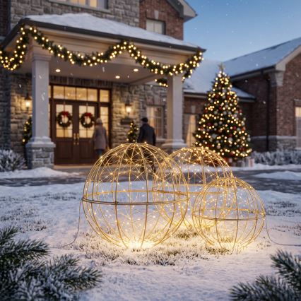 BRILAGI - LED Venkovní vánoční dekorace LED/1,3W/230V IP44 pr. 30 cm koule