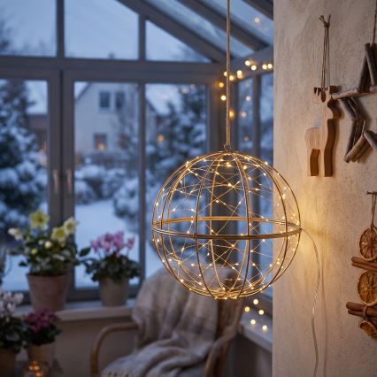 BRILAGI - LED Venkovní vánoční dekorace LED/1,3W/230V IP44 pr. 40 cm koule