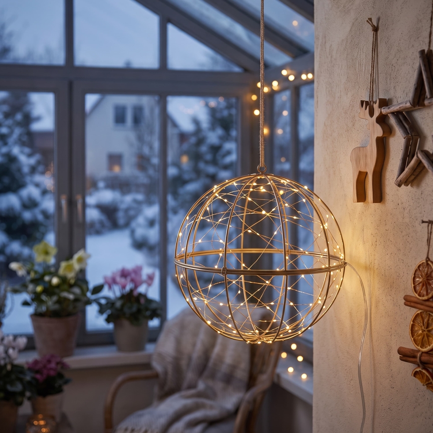 BRILAGI - LED Venkovní vánoční dekorace LED/1,3W/230V IP44 pr. 40 cm koule