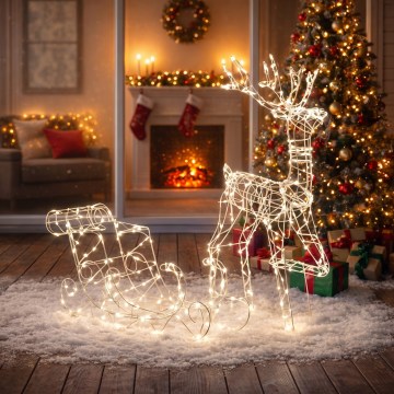 BRILAGI - LED Venkovní vánoční dekorace LED/3,6W/8 funkcí IP44 100 cm sob teplá bílá