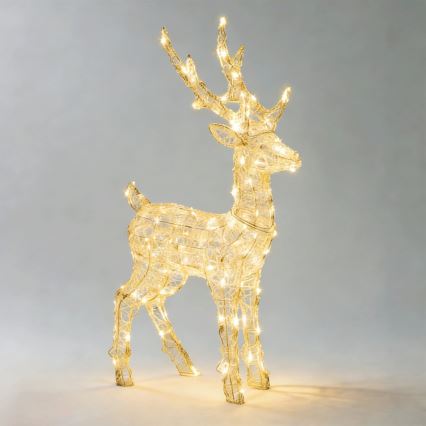 BRILAGI - LED Venkovní vánoční dekorace LED/3,6W/8 funkcí 65 cm IP44 sob teplá bílá