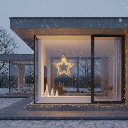 Brilagi - LED Venkovní vánoční dekorace LED/6W/230V IP44 50x48 cm hvězda