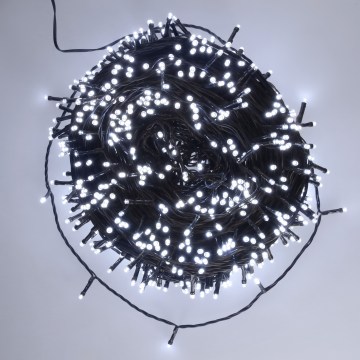 BRILAGI - LED Venkovní vánoční řetěz 1000xLED/8 funkcí 105 m IP44 studená bílá