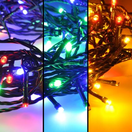 Brilagi - LED Venkovní vánoční řetěz 100xLED/8 funkcí 13 m IP44 multicolor