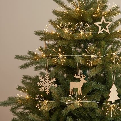 Brilagi - LED Venkovní vánoční řetěz 150xLED 5m IP44 teplá bílá ohňostroj