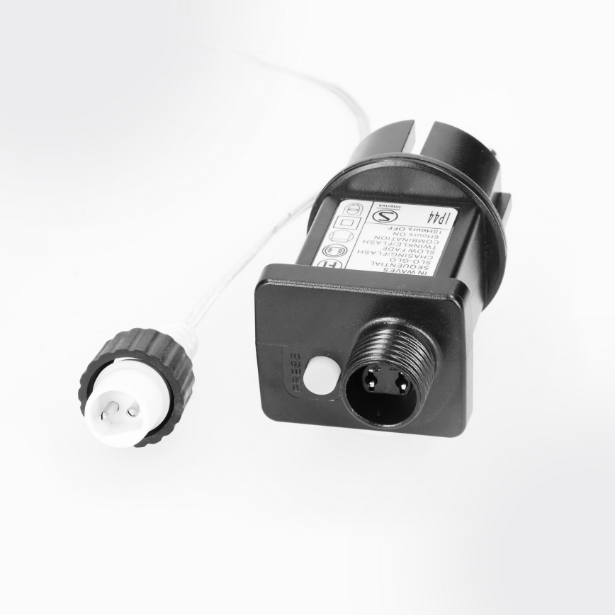 Brilagi - LED Venkovní vánoční řetěz 200xLED/8 funkcí 13m IP44 studená bílá rampouchy