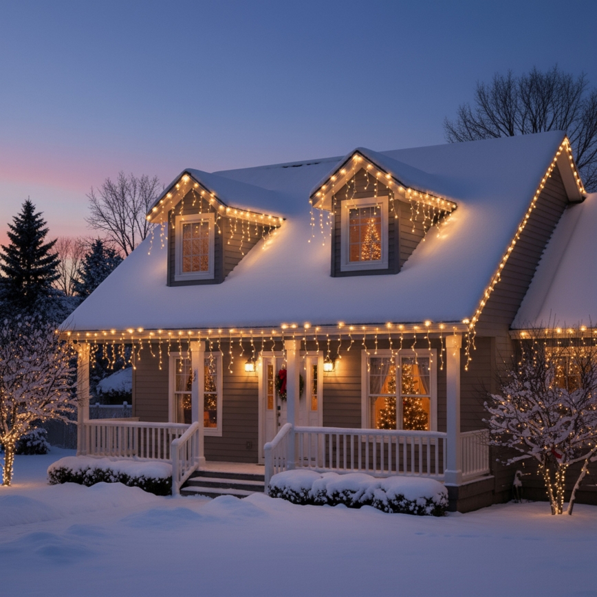 Brilagi - LED Venkovní vánoční řetěz 200xLED/8 funkcí 13m IP44 teplá bílá rampouchy