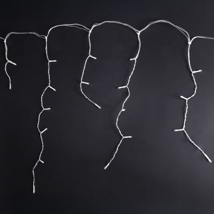 Brilagi - LED Venkovní vánoční řetěz 200xLED/8 funkcí 13m IP44 teplá bílá rampouchy