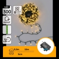 BRILAGI - LED Venkovní vánoční řetěz 300xLED/3xAA/8 funkcí 15,3m IP44 teplá bílá