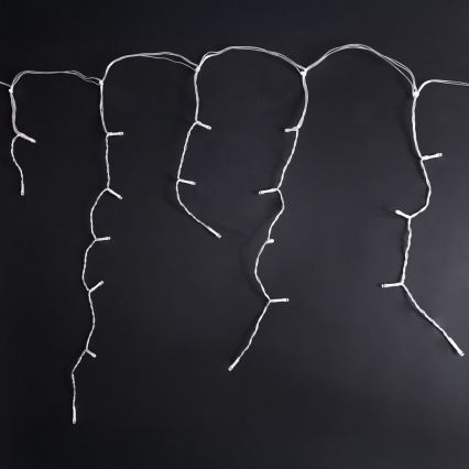 Brilagi - LED Venkovní vánoční řetěz 400xLED/8 funkcí 23m IP44 studená bílá