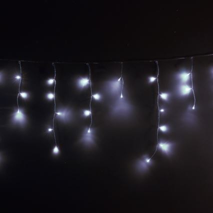 Brilagi - LED Venkovní vánoční řetěz 400xLED/8 funkcí 23m IP44 studená bílá